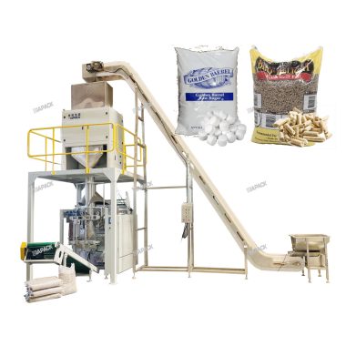 15 kg Holzpellets VFFS-Beutelformmaschine zum Füllen und Verschließen von Beuteln