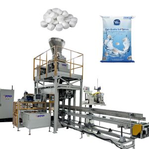 Automatische 25 kg Salztabletten-Abfüllmaschine mit offenem Mund