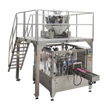 automatische Drehverpackungsmaschine Reißverschlusstasche