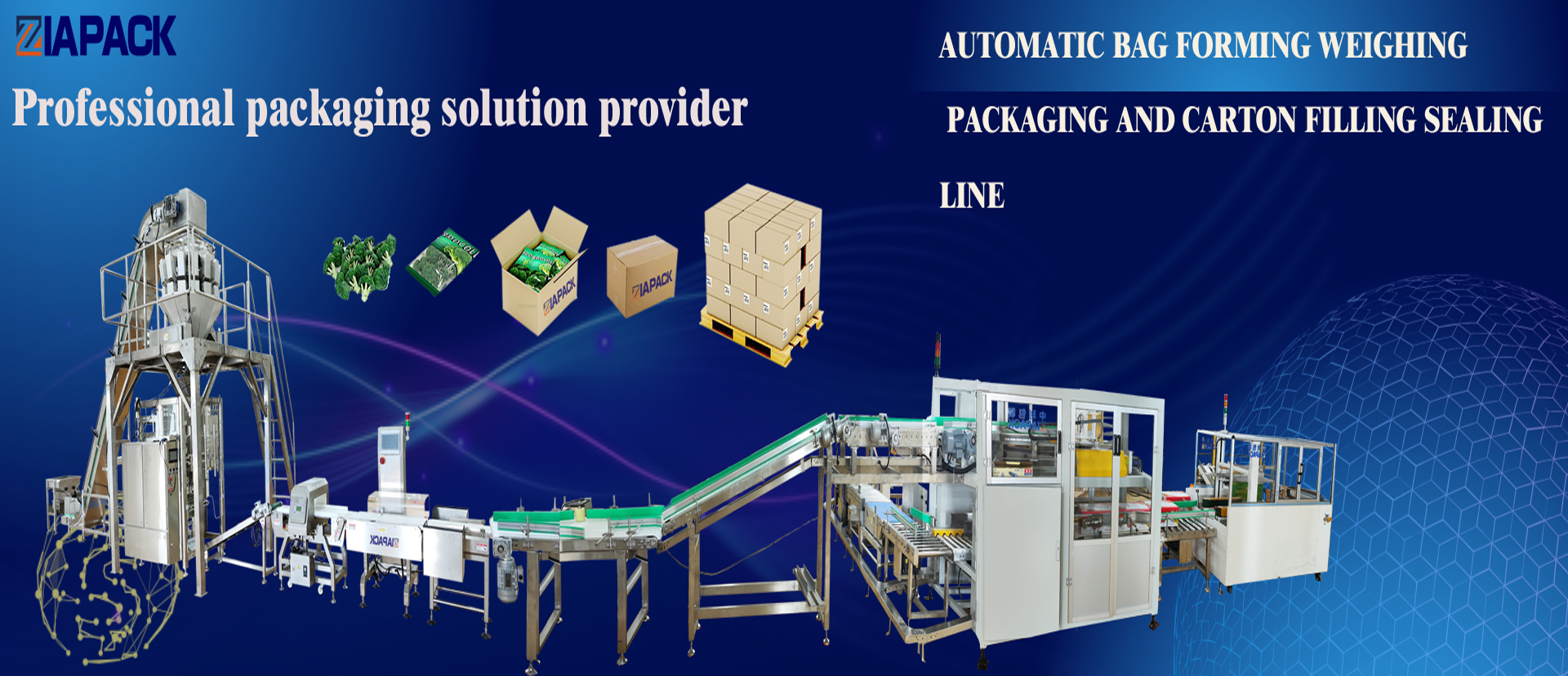 Fillen Box Automatic carton box forming filling and carton box packaging line - IAPACK