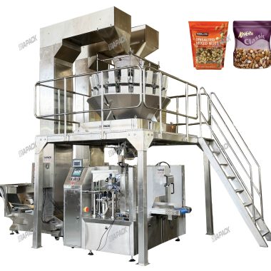 Automatische Wiege-, Abfüll- und Verpackungsmaschine für gemischte Nüsse