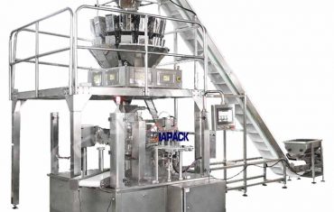 Automatischer rotierender Doy-Beutel mit Reißverschlussverpackungs-Versiegelungsmaschine