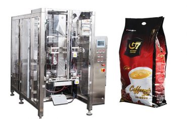 automatische Vierersiegelbeutelverpackungsmaschine volumetrische Schalenfüllmaschine