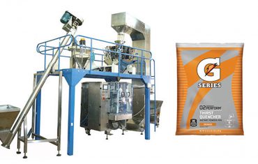 Bewegliche Verpackungsmaschine für Pulver- und Granulatprodukte