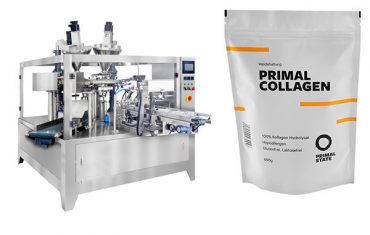 Automatische Pulververpackungsmaschine für Doy Bag mit Reißverschluss