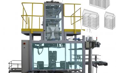 Automatische Verpackungslinie für das Ballenpressen von weichen Beuteln