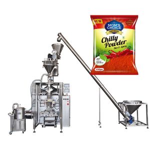 VFFS Bagger Verpackungsmaschine mit Schneckenfüller für Paprika und Chilli Food Pulver