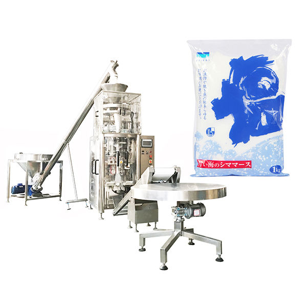 Vertikale Form-Fülle-Dichtungs-Maschine mit der Maßeinheit für Salz