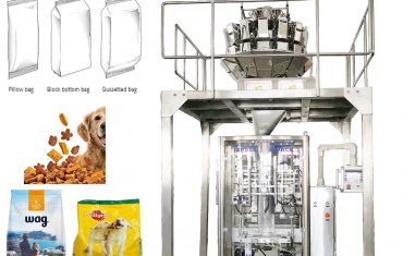 Automatische vertikale Beutelformung füllende Dichtungsverpackungsmaschine für Tiernahrung