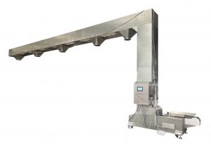 Becherförderer mit mehreren Füllpunkten